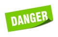 danger sticker.
