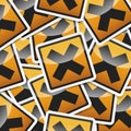 Danger symbols icon Royalty Free Stock Photo