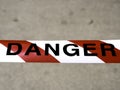 Danger tape