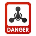 Danger warning attention sign icon Royalty Free Stock Photo