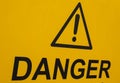 danger warning sign Royalty Free Stock Photo