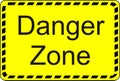 Danger Zone Royalty Free Stock Photo