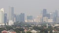 Dangerous Air Pollution Haze in Jakarta