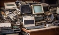 Dangerous chemicals leaching from electronic waste