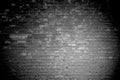 Dark grey black brick wall background