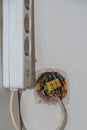 Dangerous electrical installation by do-it-yourselfers