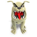 Dangerous and funny toon dog Royalty Free Stock Photo