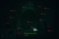 Dangerous hacker stealing data over screen with binary code. Royalty Free Stock Photo