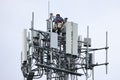 Dangerous Job Cellular Tower Worker