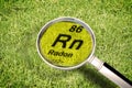 The dangerous radioactive radon gas under the ground - concept i