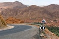 Dangerous road in North Africa