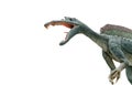 Dangerous Spinosaurus isolated on white