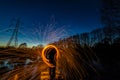 Light painting session Guildford Surrey England