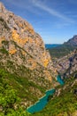 The dangerous steep slopes of the canyon