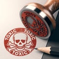 Dangerous and Toxic Product Label