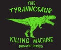 Dangerous tyranosaur print