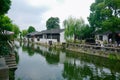 Dangkou landscape, ancient town of Wuxi, Jiangsu Province, China Royalty Free Stock Photo