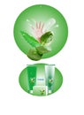 Danglar advertising design on hand hygiene product.