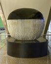 `Dango` by Japanese born artist Jun Kaneko on public display inside Clements University Hospital in Dallas, Texas