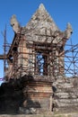 Dangrek Mountains Cambodia, Gopura V the Cambodian entrance gate to the 11th century Preah Vihear Temple Royalty Free Stock Photo