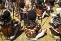 Dani people during tribe festival in wamena