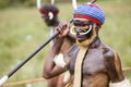 Dani tribesmen at the annual Baliem Valley Festival.