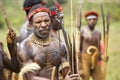 Dani tribesmen at the annual Baliem Valley Festival.