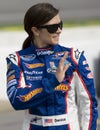 Danica Patrick at the track