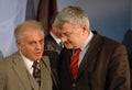 Daniel Barenboim, Joschka Fischer Royalty Free Stock Photo