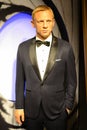 Daniel Craig - James Bond - Hall of celebrities Royalty Free Stock Photo