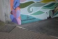 Daniel McCarthy`s mural in Croydon, UK. Royalty Free Stock Photo