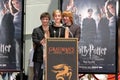 Daniel Radcliff,Rupert Grint,Daniel Radcliffe,Emma Watson Royalty Free Stock Photo