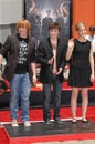 Daniel Radcliffe, Emma Watson, Rupert Grint Royalty Free Stock Photo