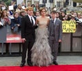 Daniel Radcliffe,Emma Watson,Rupert Grint,Daniel Radcliff Royalty Free Stock Photo