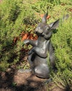 Daniel Stowe Garden-Bunny figurine Royalty Free Stock Photo