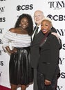 Danielle Brooks, John Doyle, and Cynthia Erivo At Meet the Nominees for 2016 Tonys in NYC