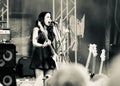 Blues Artist Danielle Nicole in concert at Mont Tremblant on July 12, 2018