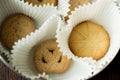 Danish Butter Cookies in box. Royalty Free Stock Photo