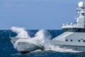 Danish coast guard ship Royalty Free Stock Photo