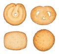 Danish Cookies Royalty Free Stock Photo