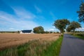 Danish countryside landscape Royalty Free Stock Photo