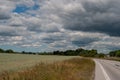 Danish countryside landscape Royalty Free Stock Photo