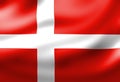 Danish flag Royalty Free Stock Photo