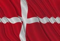 Danish Flag Royalty Free Stock Photo