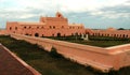 Danish fort with wall Royalty Free Stock Photo