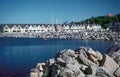 Danish Hasle yacht harbor on Bornholm island Royalty Free Stock Photo