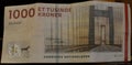 Danish 1000 kr banknote Royalty Free Stock Photo