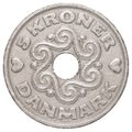 5 danish krone coin