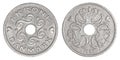 1 danish kroner coin