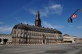 Danish parliament Christiansborg castle in Copenhagen